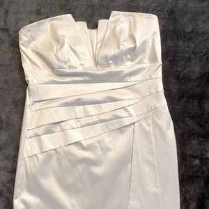 White Strapless Dress
